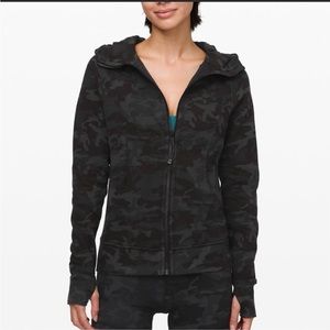 Lululemon Dark Green Camouflage Hoodie